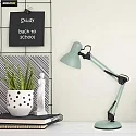 Mexlite Luminaria de mesa STUDY inclinable E27 IP20, verde