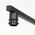Steinhauer pendant luminaire STANG 3 flames E27 IP20, grey, black dimmable