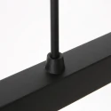 Steinhauer pendant luminaire STANG 3 flames E27 IP20, black, white dimmable