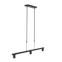 Steinhauer pendant luminaire STANG 3 flames E27 IP20, dark green