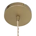 Mexlite pendant luminaire GRAZIOGLASS ?18cm E27 IP20, brass