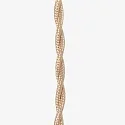 Mexlite pendant luminaire GRAZIOGLASS ?18cm E27 IP20, brass