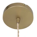 Mexlite pendant luminaire GRAZIOGLASS ?14cm E27 IP20, brass