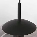 Steinhauer Luminaria colgante BOLLIQUE redondo E27 IP20, negro regulable