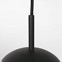 Steinhauer Luminaria colgante BOLLIQUE redondo E27 IP20, negro regulable
