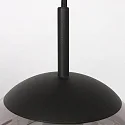 Steinhauer Luminaria colgante BOLLIQUE de 6 llamas E27 IP20, negro regulable