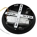 Steinhauer Luminaria colgante RINGLUX LED IP20, negro regulable