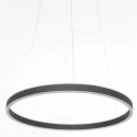 Luminaria colgante RINGLUX LED IP20, dorado regulable