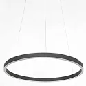 Steinhauer Luminaria colgante RINGLUX LED IP20, negro regulable