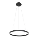 Steinhauer Luminaria colgante RINGLUX LED IP20, negro regulable
