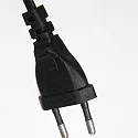 Mexlite Luminaria de pared UPROUND de 1 llama GU10 IP20, negro 