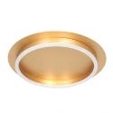 Steinhauer Luminaria de techo RINGLUX de 1 llama IP20, dorado regulable