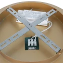 Steinhauer Luminaria de techo RINGLUX de 1 llama IP20, dorado regulable