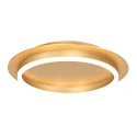 Steinhauer Luminaria de techo RINGLUX de 1 llama IP20, dorado regulable
