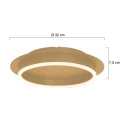 Steinhauer Luminaria de techo RINGLUX de 1 llama IP20, dorado regulable