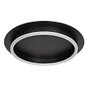 Luminaria de techo RINGLUX de 1 llama IP20, negro regulable