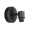 wall luminaire BAMBUS E14 IP20, wood, black dimmable