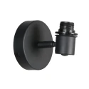Steinhauer wall luminaire BAMBUS E14 IP20, wood, black dimmable