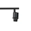 Steinhauer ceiling luminaire BAMBUS 3 flames E14 IP20, wood, black dimmable