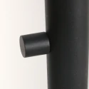 Steinhauer floor lamp BAMBUS 5 flames E14 IP20, wood, black dimmable