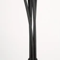Steinhauer floor lamp BAMBUS 5 flames E14 IP20, wood, black dimmable