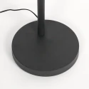 Steinhauer floor lamp BAMBUS 5 flames E14 IP20, wood, black dimmable
