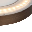 Steinhauer ceiling luminaire FLADY 2 flames IP20, bronze dimmable
