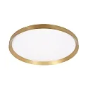 Steinhauer ceiling luminaire FLADY up / down IP20, gold dimmable