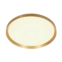 Steinhauer Luminaria de techo FLADY Arriba-Abajo IP20, dorado regulable