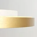 Steinhauer ceiling luminaire FLADY up / down IP20, gold dimmable