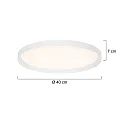 Steinhauer Luminaria de techo FLADY IP20, regulable