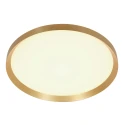 Steinhauer ceiling luminaire FLADY up / down IP20, gold dimmable