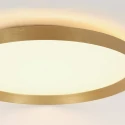Steinhauer ceiling luminaire FLADY up / down IP20, gold dimmable