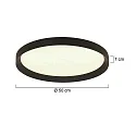 ceiling luminaire FLADY up / down IP20, gold dimmable