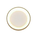 Steinhauer Luminaria de techo RINGLEDE IP20, dorado regulable