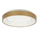 Luminaria de techo RINGLEDE IP20, dorado regulable