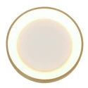 Steinhauer Luminaria de techo RINGLEDE IP20, dorado regulable