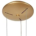 Steinhauer pendant luminaire RINGLUX IP20, gold dimmable