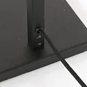 Steinhauer Luminaria de pedestal STANG E27 IP20, regulable