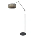 floor lamp PRESTIGE CHIC 1 flame E27 IP20, black dimmable