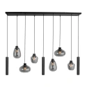 Steinhauer pendant luminaire REFLEXION 9 flames GU10 + E27 IP20, black dimmable