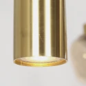 Steinhauer pendant luminaire REFLEXION 9 flames GU10 + E27 IP20, brass dimmable