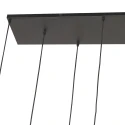 Steinhauer pendant luminaire REFLEXION 9 flames GU10 + E27 IP20, brass dimmable