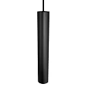 Steinhauer Luminaria colgante BOLLIQUE de 9 llamas GU10 + E27 IP20, negro regulable