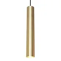 Steinhauer Luminaria colgante BOLLIQUE de 9 llamas GU10 + E27 IP20, latón regulable