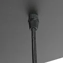 Steinhauer Luminaria colgante BOLLIQUE de 9 llamas GU10 + E27 IP20, latón regulable