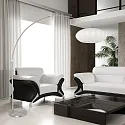 Steinhauer floor lamp SPARKLED LIGHT E27 IP20, dimmable