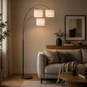 Steinhauer floor lamp SPARKLED LIGHT E27 IP20, dimmable