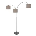 Steinhauer Luminaria de pedestal SPARKLED LIGHT E27 IP20, regulable