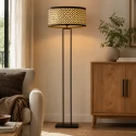 Steinhauer Luminaria de pedestal STANG E27 IP20, regulable